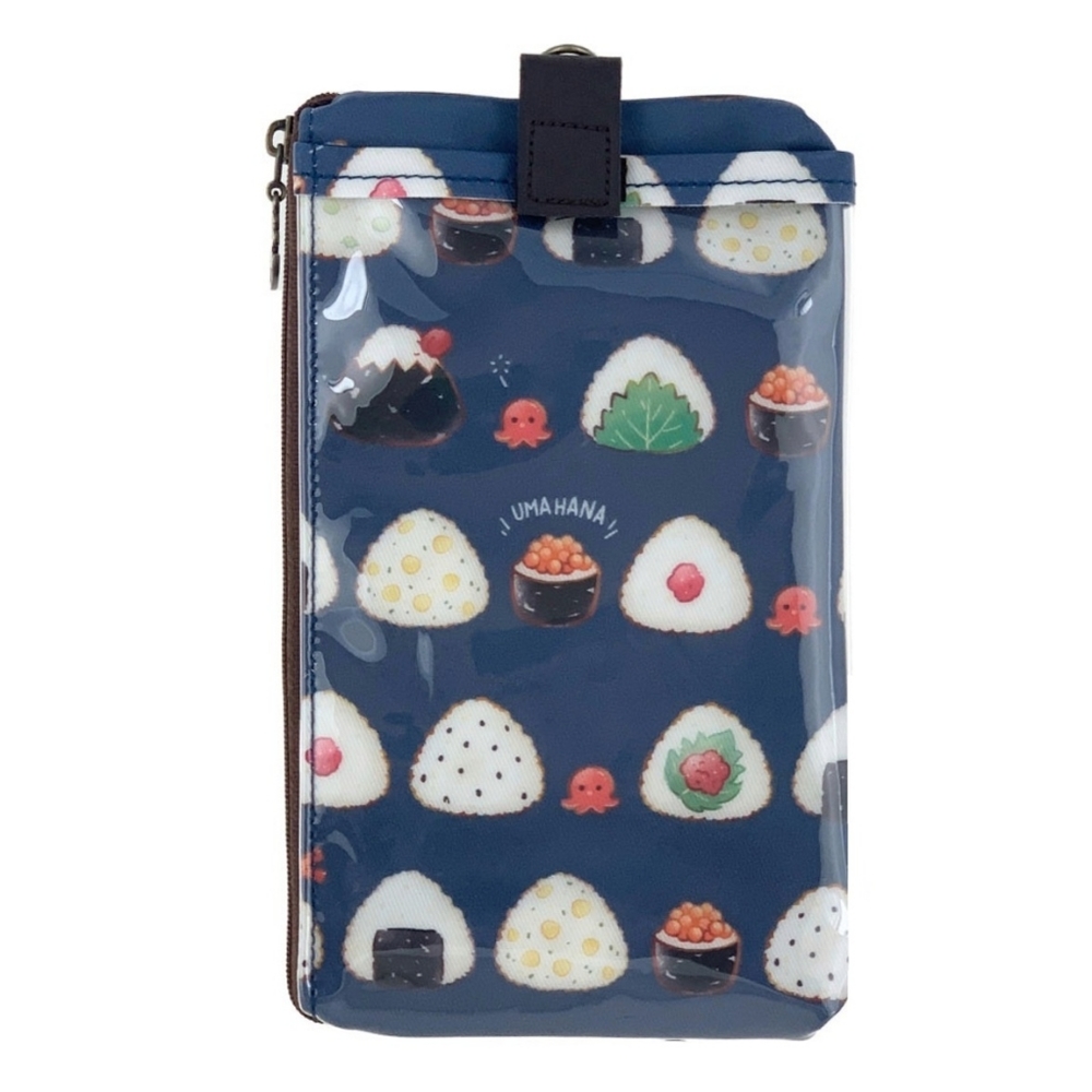 Waterproof Rice Ball Phone Case Pouch W/ Neck Strap - Picture 3 of 11